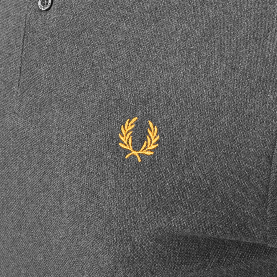 Alternative Image for ProductFred Perry Short Sleeve Polo T Shirt Grey3